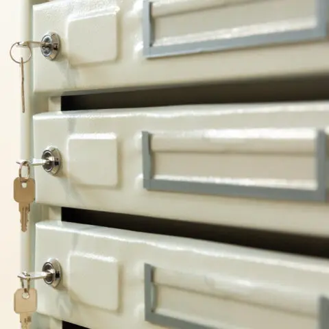 Secure file cabinet to protect confidential documents