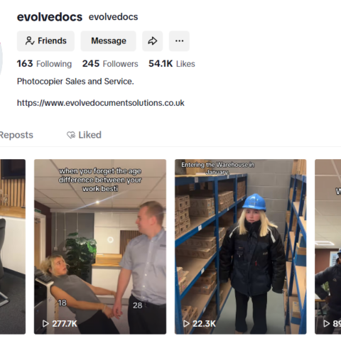 Evolve new TikTok Channel