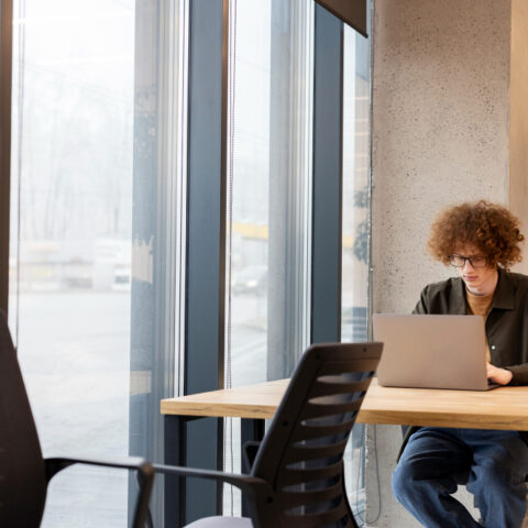 Image of a productive office environment with natural light