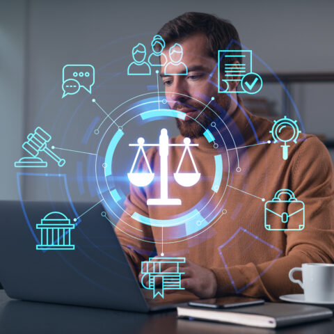 Legal administrators working with AI tools