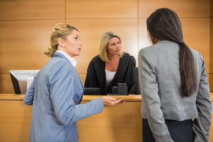 how to handle being mistaken for the receptionist - office manager tips